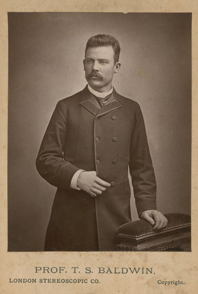 Retrato del Profesor Thomas Scott Baldwin de English Photographer