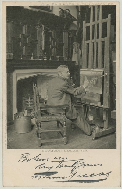 Retrato de Seymour Lucas de English Photographer