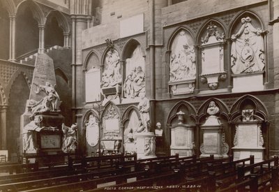 Postal con una imagen del Rincón de los Poetas de English Photographer