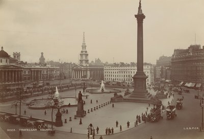 Postal con imagen de Trafalgar Square de English Photographer