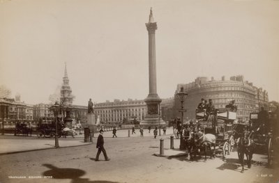 Postal con imagen de Trafalgar Square de English Photographer