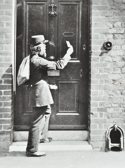 Cartero en King William Walk, Greenwich, 1885 de English Photographer