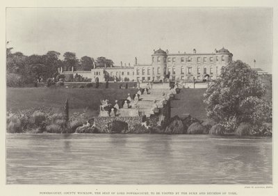Powerscourt, Condado de Wicklow, la Residencia de Lord Powerscourt, a ser visitada por el Duque y la Duquesa de York de English Photographer