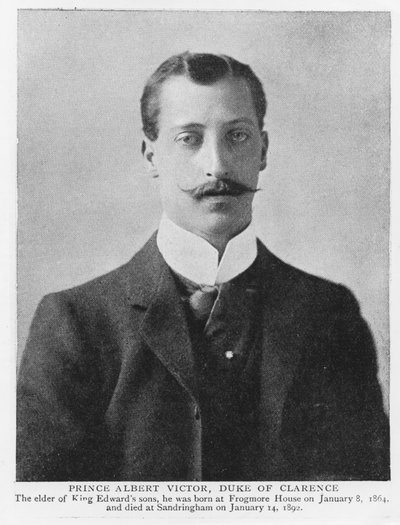 Príncipe Alberto Víctor, Duque de Clarence y Avondale (1864-92) de English Photographer