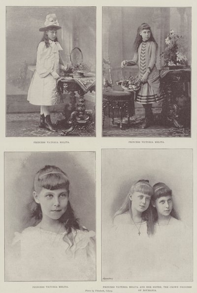 Princesa Victoria Melita de Sajonia-Coburgo y Gotha de English Photographer