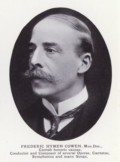 Hombres Prominentes de Londres: Frederic Hymen Cowen de English Photographer