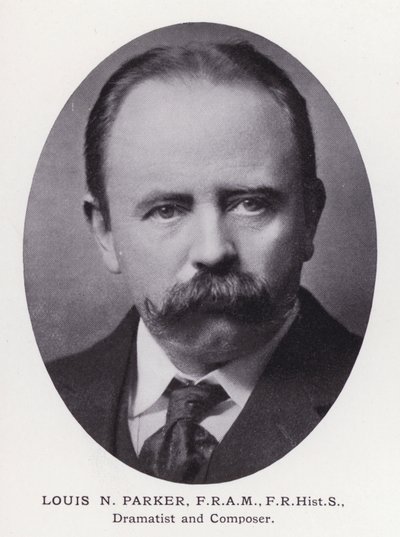 Hombres prominentes de Londres: Louis N Parker de English Photographer