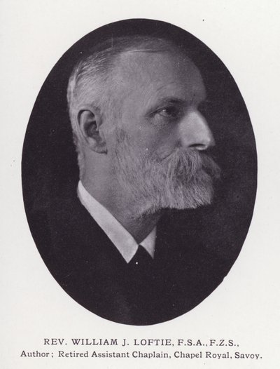 Hombres Prominentes de Londres: Rev William J Loftie de English Photographer