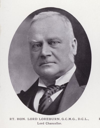 Hombres prominentes de Londres: Rt Hon Lord Loreburn de English Photographer