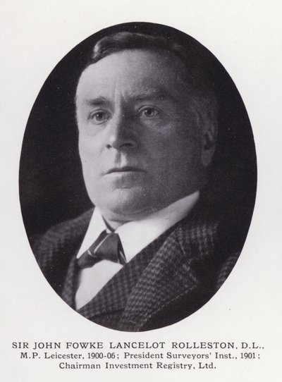 Hombres Prominentes de Londres: Sir John Fowke Lancelot Rolleston de English Photographer