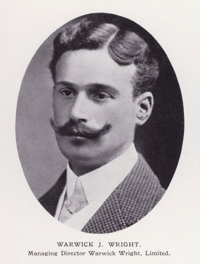 Hombres prominentes de Londres: Warwick J Wright de English Photographer