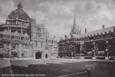 Cuadrángulo del Brasenose College, Oxford de English Photographer