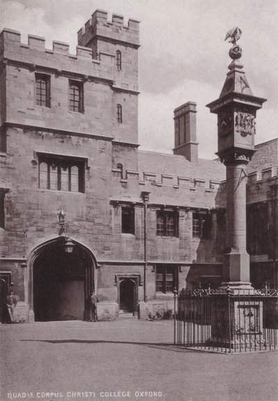 Cuadrángulo del Corpus Christi College, Oxford de English Photographer