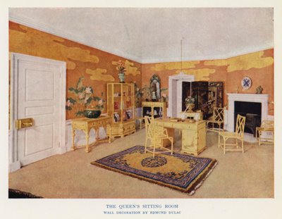 Casa de muñecas de la Reina María: Salón de la Reina (foto en color) de English Photographer