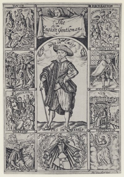 R Brathwait, El caballero inglés, J Haviland para R Bostock 1630 de English Photographer