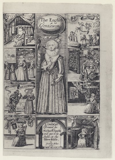 R Brathwait, La Dama Inglesa, M Sparke 1631 de English Photographer