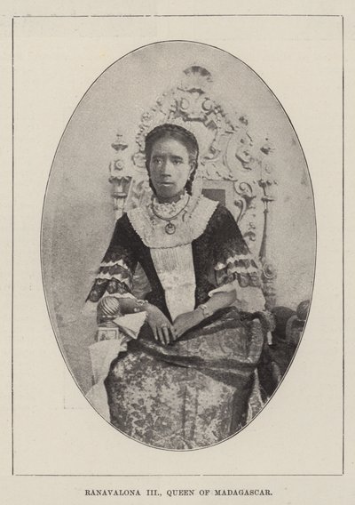 Ranavalona III, Reina de Madagascar de English Photographer
