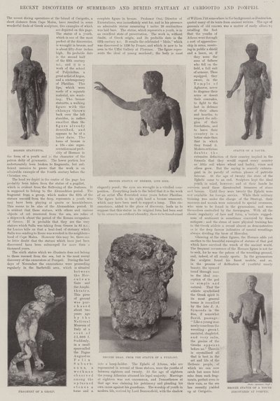 Descubrimientos Recientes de Estatuas Sumergidas y Enterradas en Cerigotto y Pompeya de English Photographer