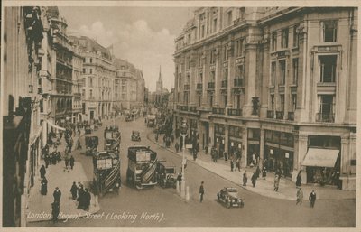 Regent Street, Londres, mirando al norte de English Photographer