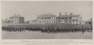 Refuerzos para Sudáfrica, el 3er Batallón del Regimiento de Northamptonshire de English Photographer