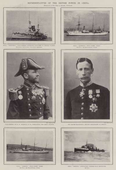 Representantes del poder británico en China de English Photographer