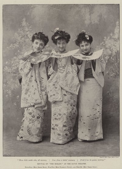 Revivir de El Mikado en el Teatro Savoy de English Photographer