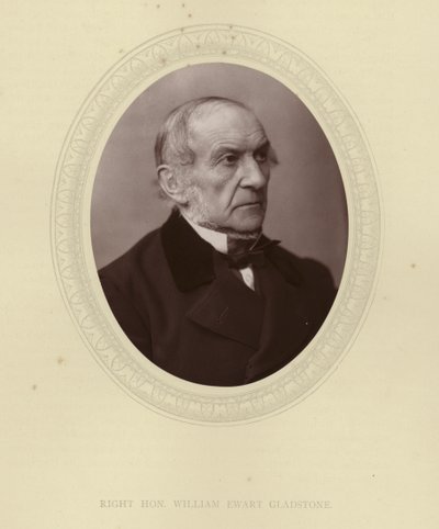 El Honorable William Ewart Gladstone de English Photographer