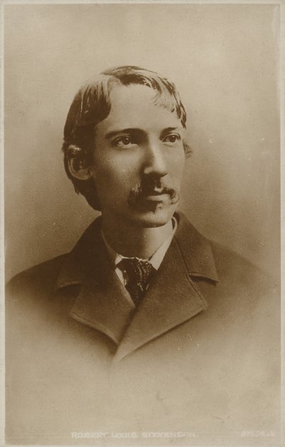 Robert Louis Stevenson (1850-1894), novelista, poeta y escritor de viajes escocés de English Photographer