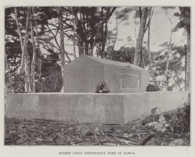 La tumba de Robert Louis Stevenson en Samoa de English Photographer