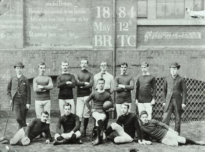 Rosendale Road School: equipo de fútbol, 1884 de English Photographer