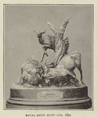 Copa de Caza Real de Ascot, 1891 de English Photographer