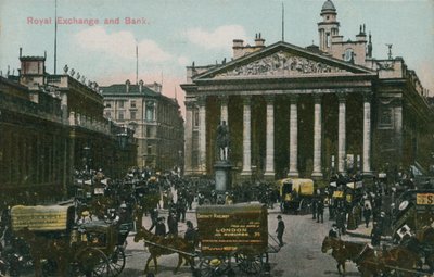 Royal Exchange y Banco, Londres de English Photographer