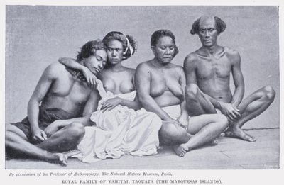 Familia Real de Vahitai, Taouata, Islas Marquesas de English Photographer