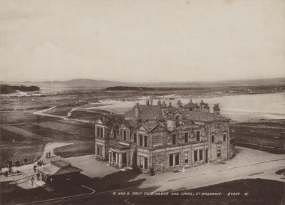 Casa del club de golf Royal and Ancient y enlaces, St Andrews de English Photographer