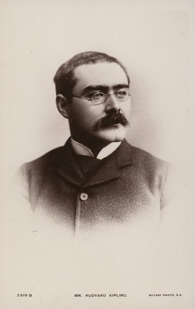 Rudyard Kipling (1865-1936), cuentista, poeta y novelista inglés de English Photographer