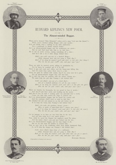 El Nuevo Poema de Rudyard Kipling, El Mendigo Distraído de English Photographer