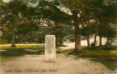 Rufus Stone, Lyndhurst, New Forest. Postal enviada el 15 de septiembre de 1913. de English Photographer