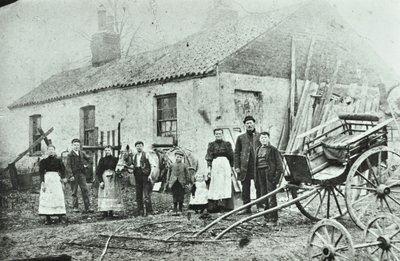 Saint Gothard Road: casas de campo, 1880 de English Photographer