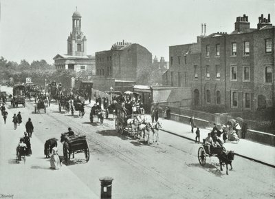 Saint Marks, Clapham Road: por Kennington Road, 1894 de English Photographer