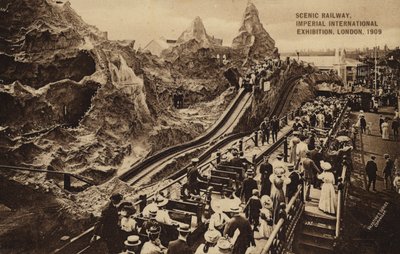 Ferrocarril escénico, Exposición Internacional Imperial, Londres de English Photographer