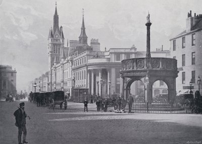 Escocia: Aberdeen, Cruz del Mercado y Edificios Municipales de English Photographer
