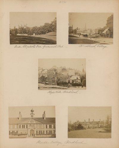 Serie de imágenes de Blackheath de English Photographer