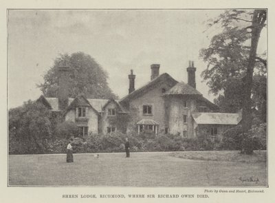 Sheen Lodge, Richmond, donde murió Sir Richard Owen de English Photographer