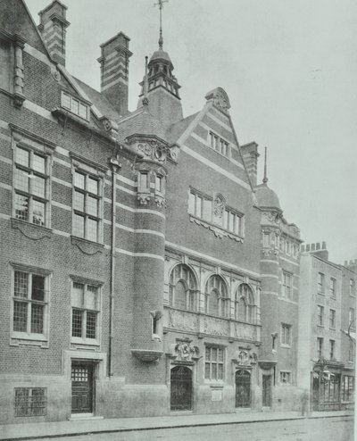 Shoreditch Public Baths: exterior, 1898 de English Photographer