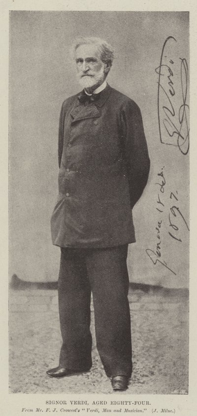 Signor Verdi, de Ochenta y Cuatro Años de English Photographer