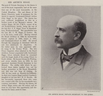 Sir Arthur Bigge, secretario privado de la Reina de English Photographer