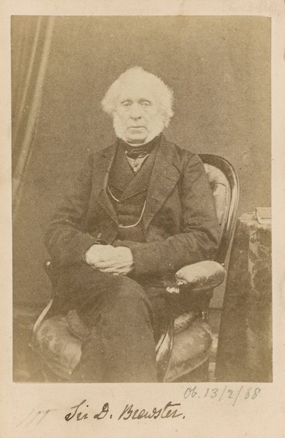 Sir D Brewster de English Photographer