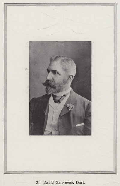 Sir David Salomons, Baronet de English Photographer
