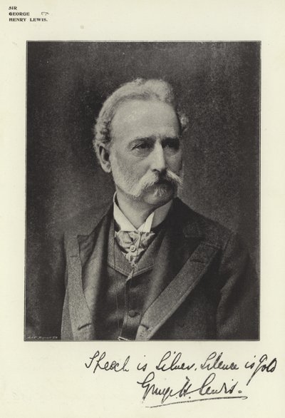 Sir George Henry Lewis de English Photographer
