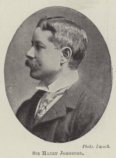 Sir Harry Johnston de English Photographer